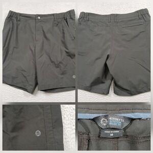 Mondetta Outdoor Project Mens 36 Grey Performance Tech Hybrid Hiking Shorts